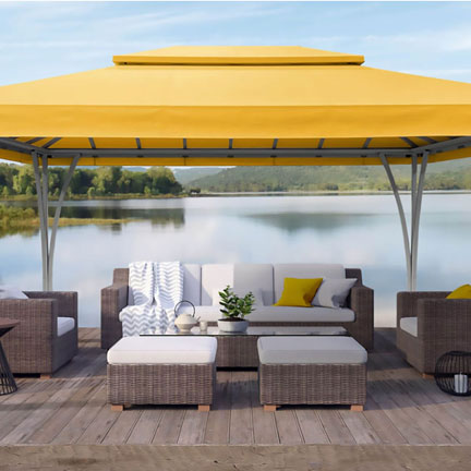 Summerspaces yellow cabana