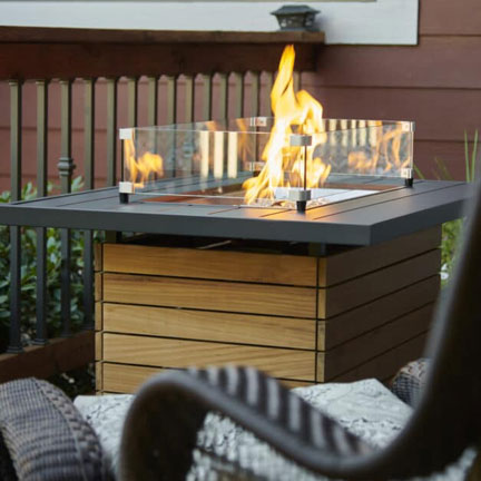 Outdoor Rooms fire pit